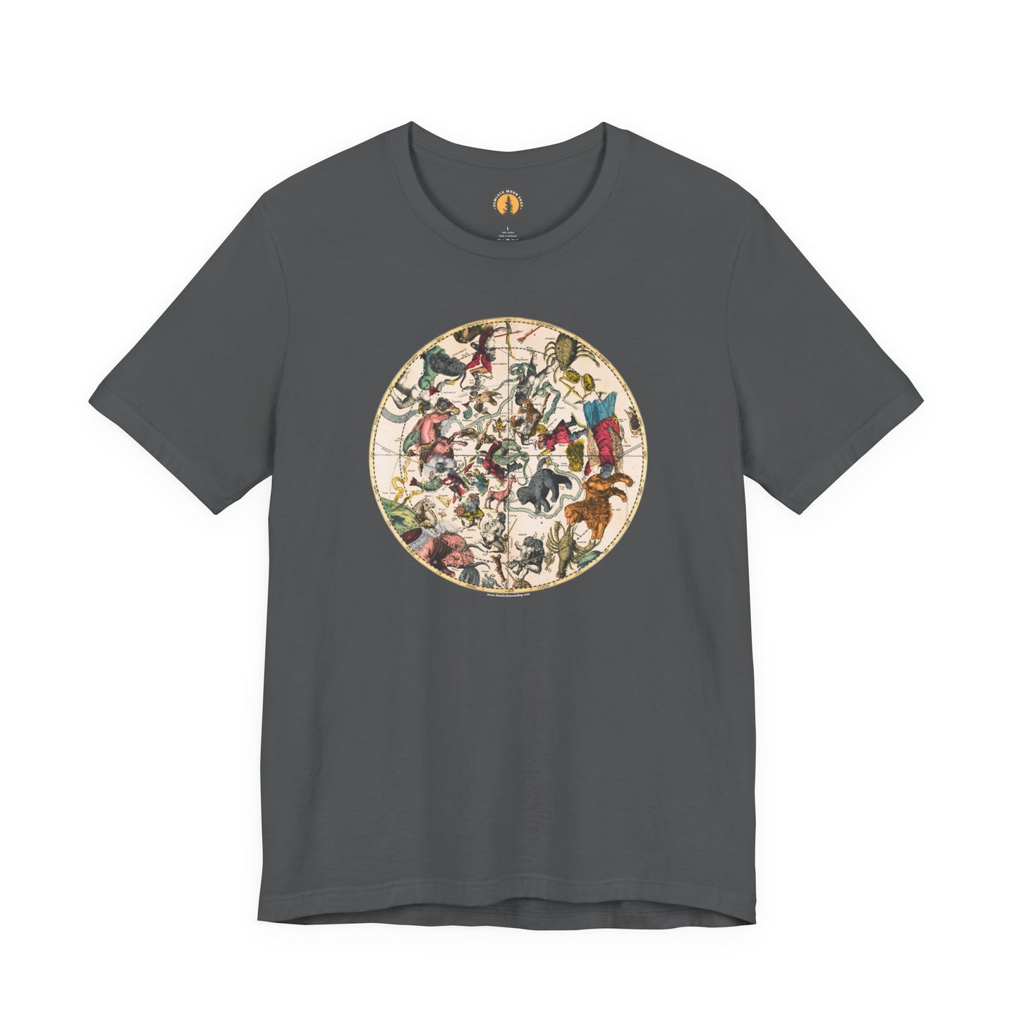 Northern Constellations Antique Map Tee