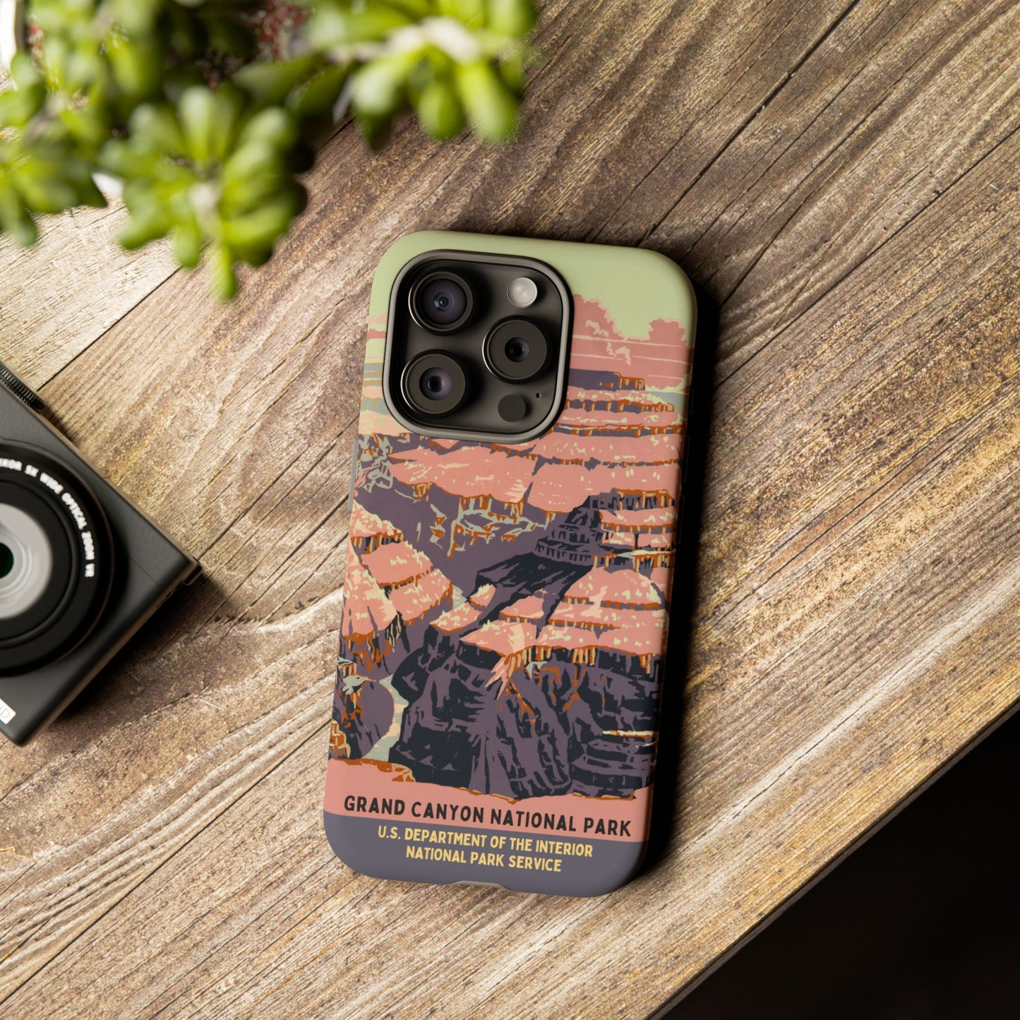 Grand Canyon National Park Retro iPhone Case