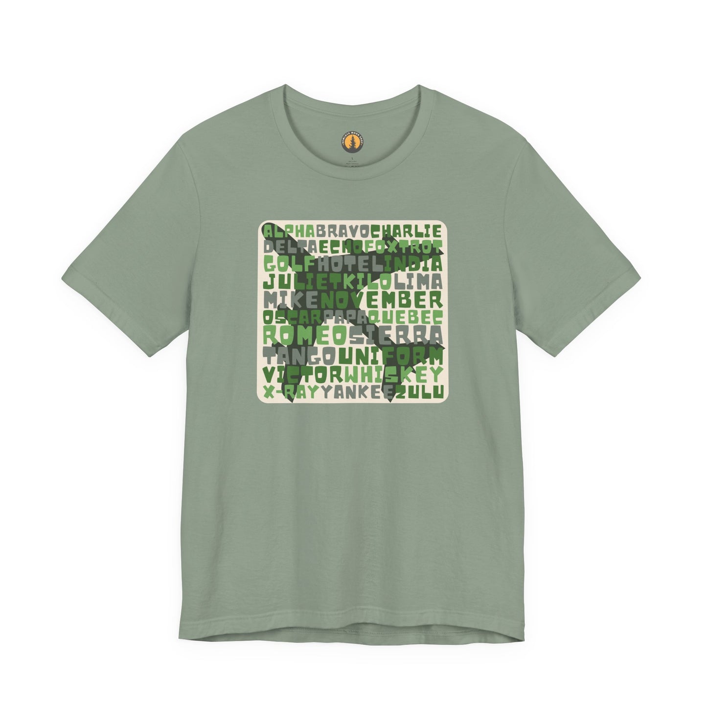 Green Alpha Bravo Charlie Tee