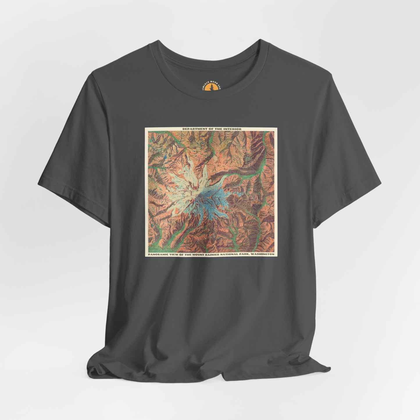Mount Rainier Vintage Map Tee