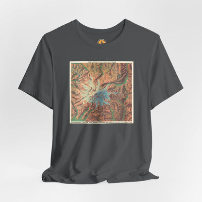 Mount Rainier Vintage Map Tee