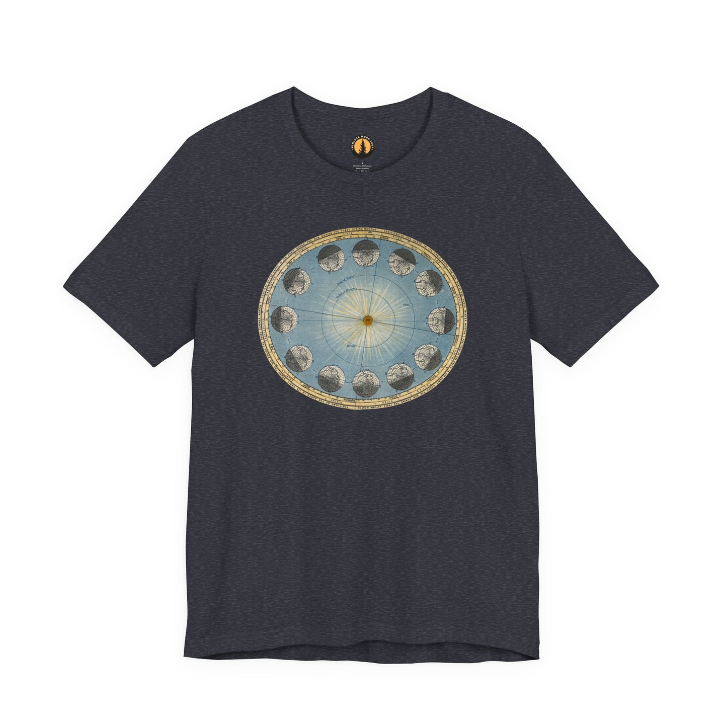 Earth's Orbit Vintage Astronomy Art Tee
