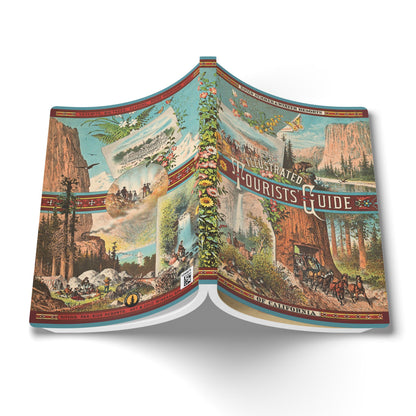California Vintage Tourist Guide | Softcover Journal with Inside Illustrations