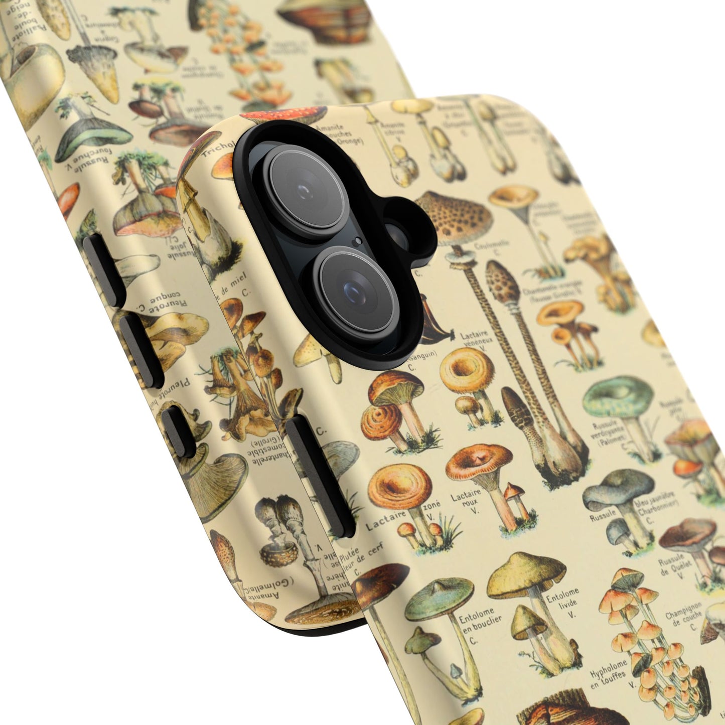 Mushrooms Vintage Field Guide iPhone Case
