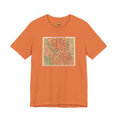 Glacier National Park Vintage Map Tee