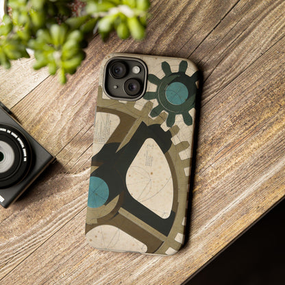 Antique Industrial Cog Wheels iPhone Case