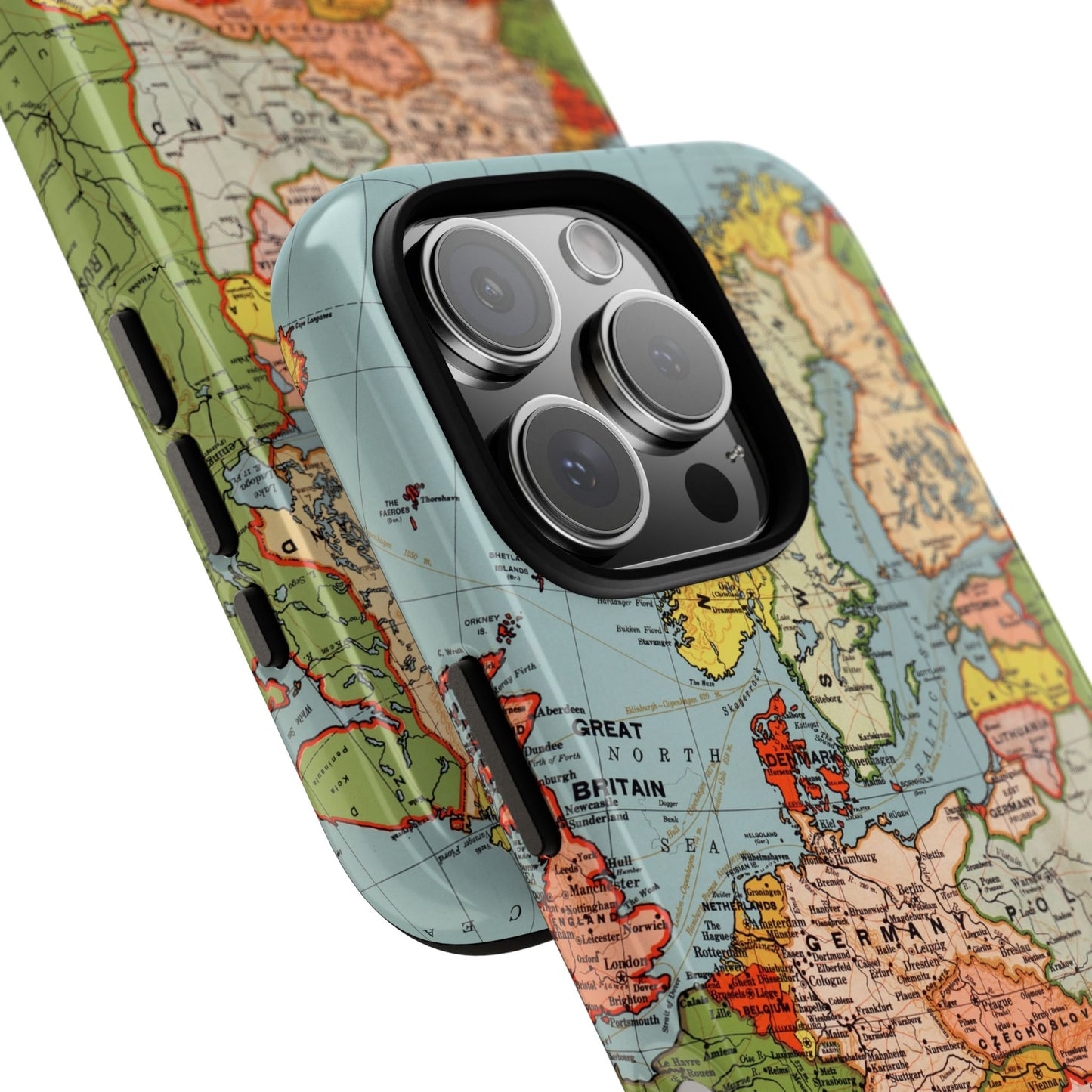 Wanderlust Vintage Map of Europe iPhone Case