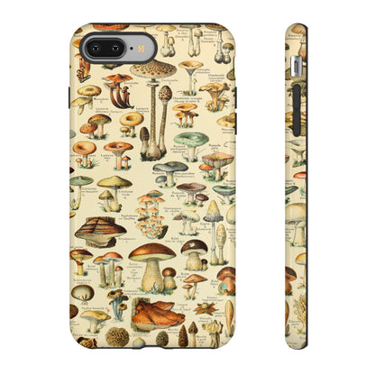 Mushrooms Vintage Field Guide iPhone Case