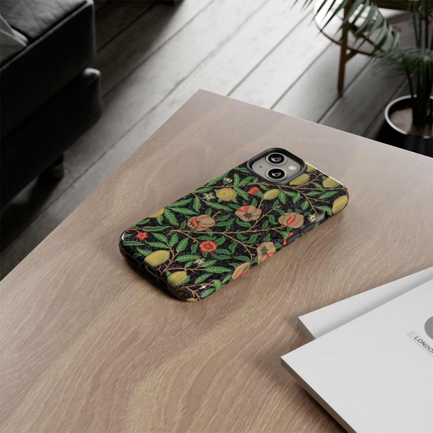 Pomegranate Pattern Antique Arts & Crafts iPhone Case