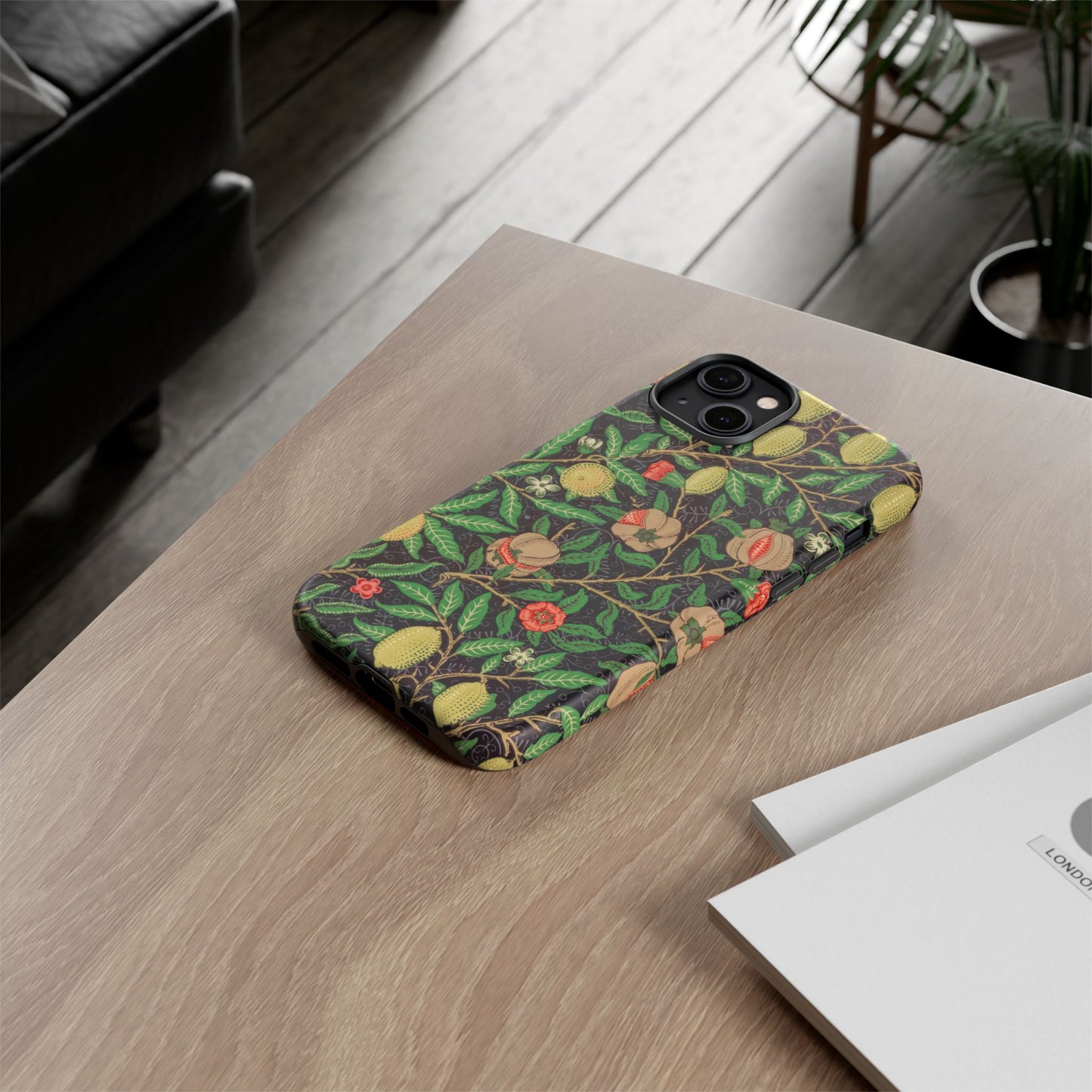 Pomegranate Pattern Antique Arts & Crafts iPhone Case