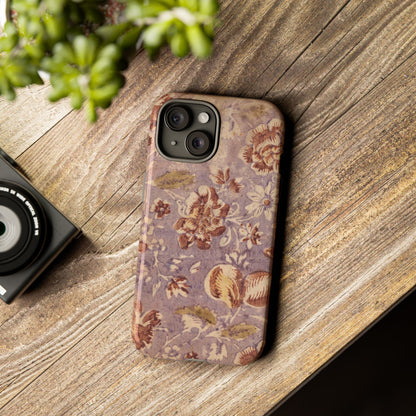 Vintage Lavender & Rose Fruit & Floral iPhone Case