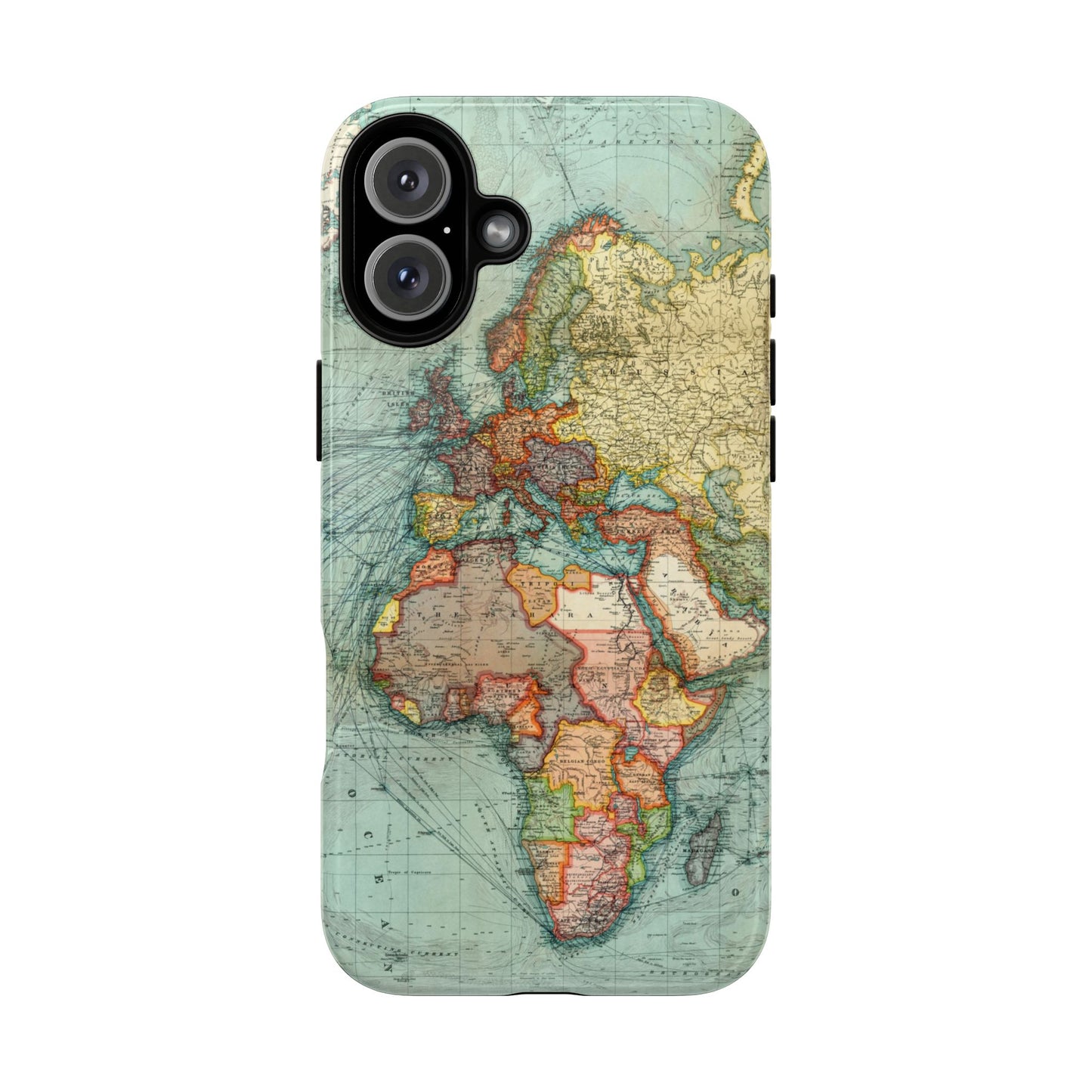 World Map iPhone Case