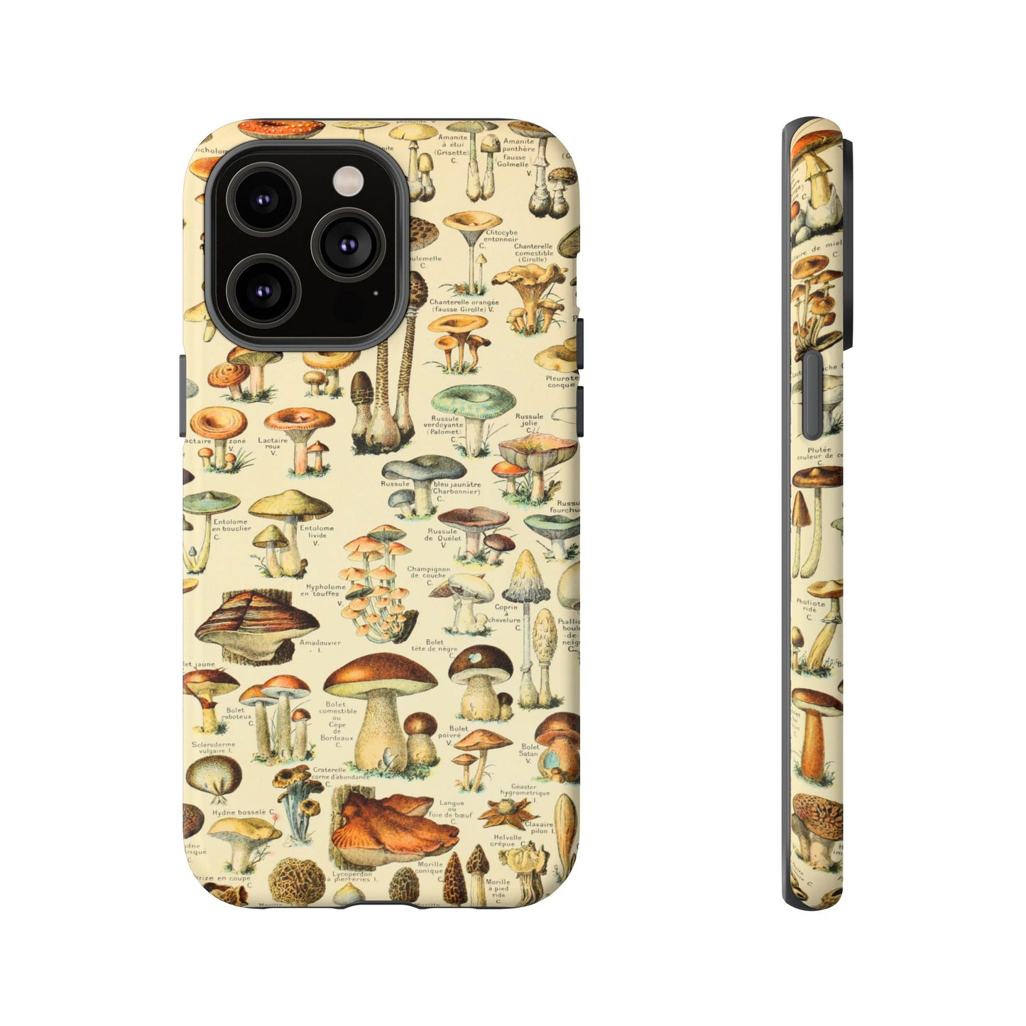 Mushrooms Vintage Field Guide iPhone Case