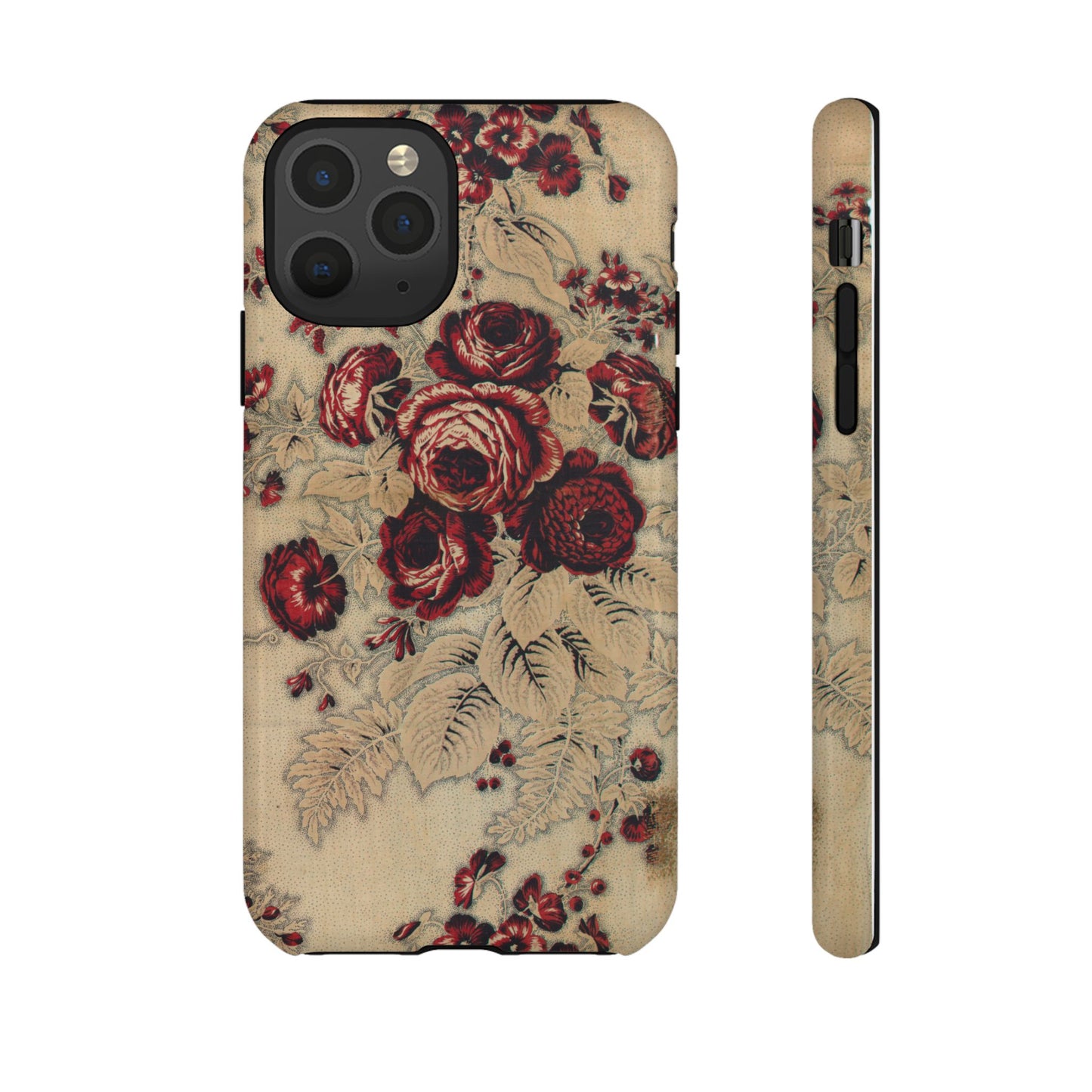 Red Roses Vintage iPhone Case