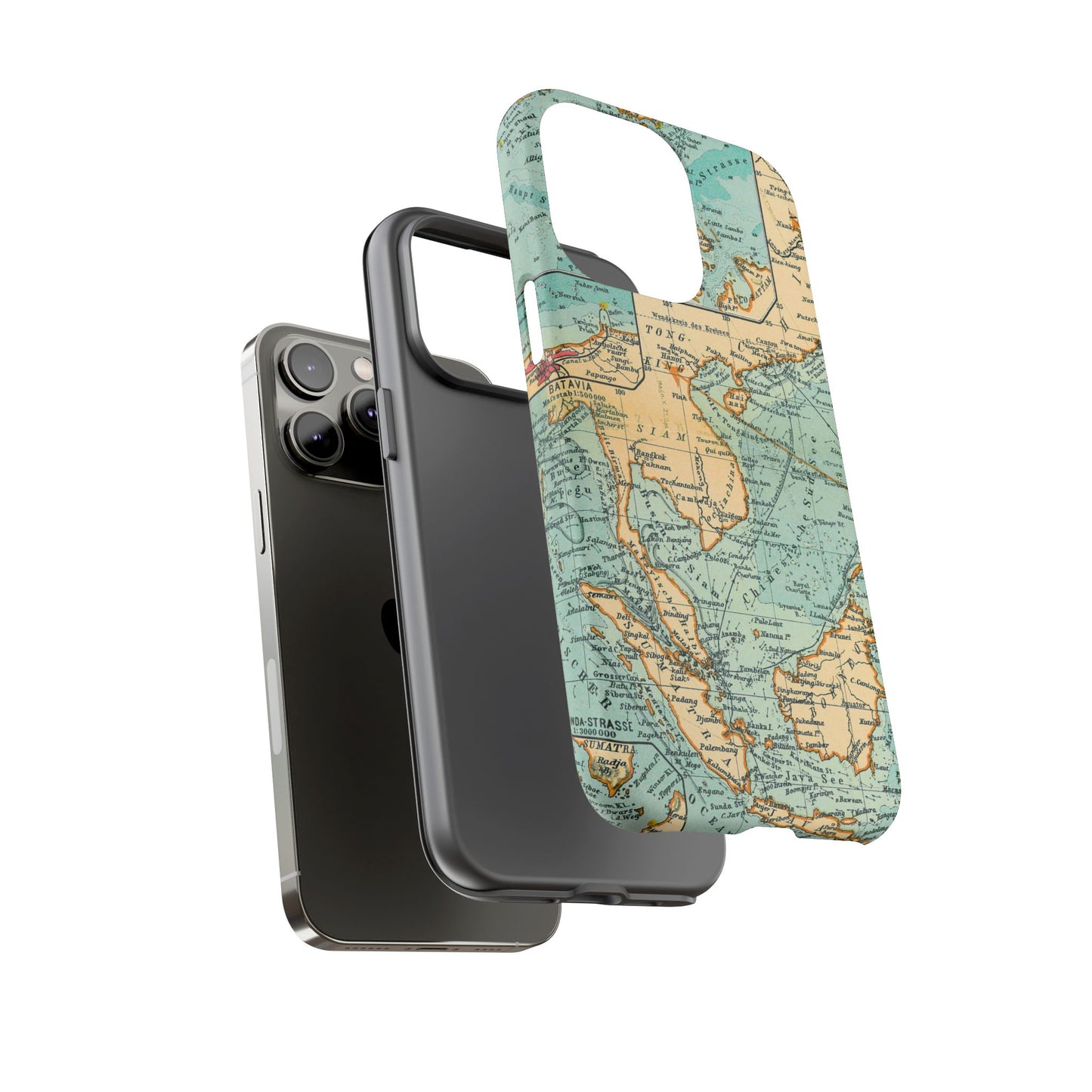 South China Sea Antique Map iPhone Case