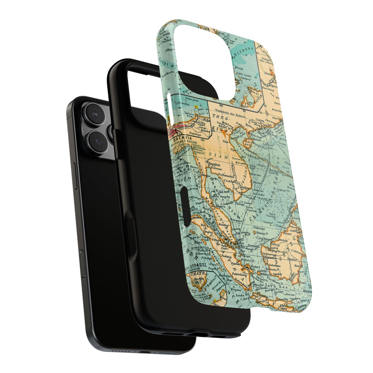 South China Sea Antique Map iPhone Case