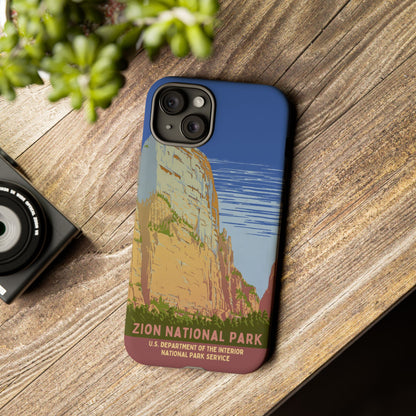 Zion National Park Retro iPhone Case