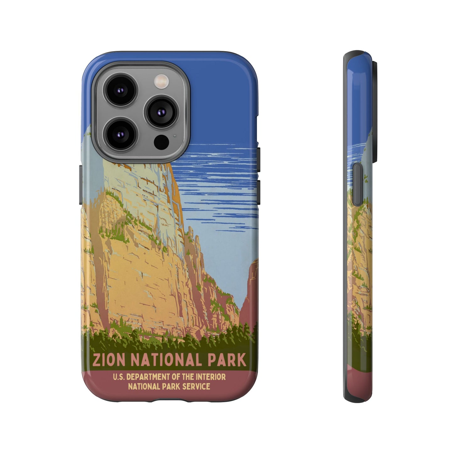 Zion National Park Retro iPhone Case