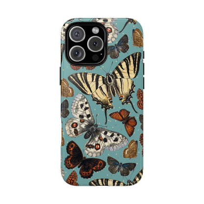 Butterflies Vintage Illustration iPhone Case