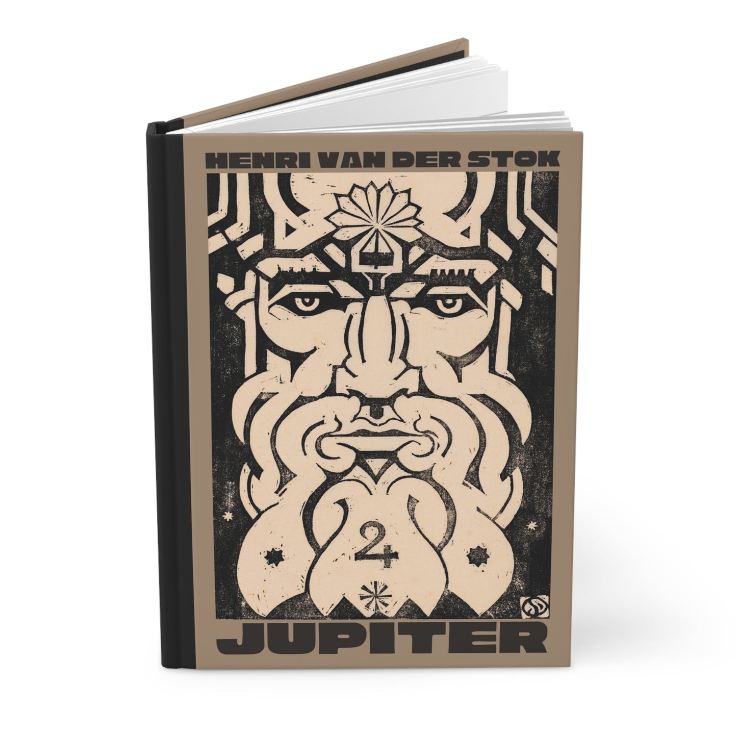 Jupiter Hardcover Journal | Henri van der Stok's Planet Masks No. 005