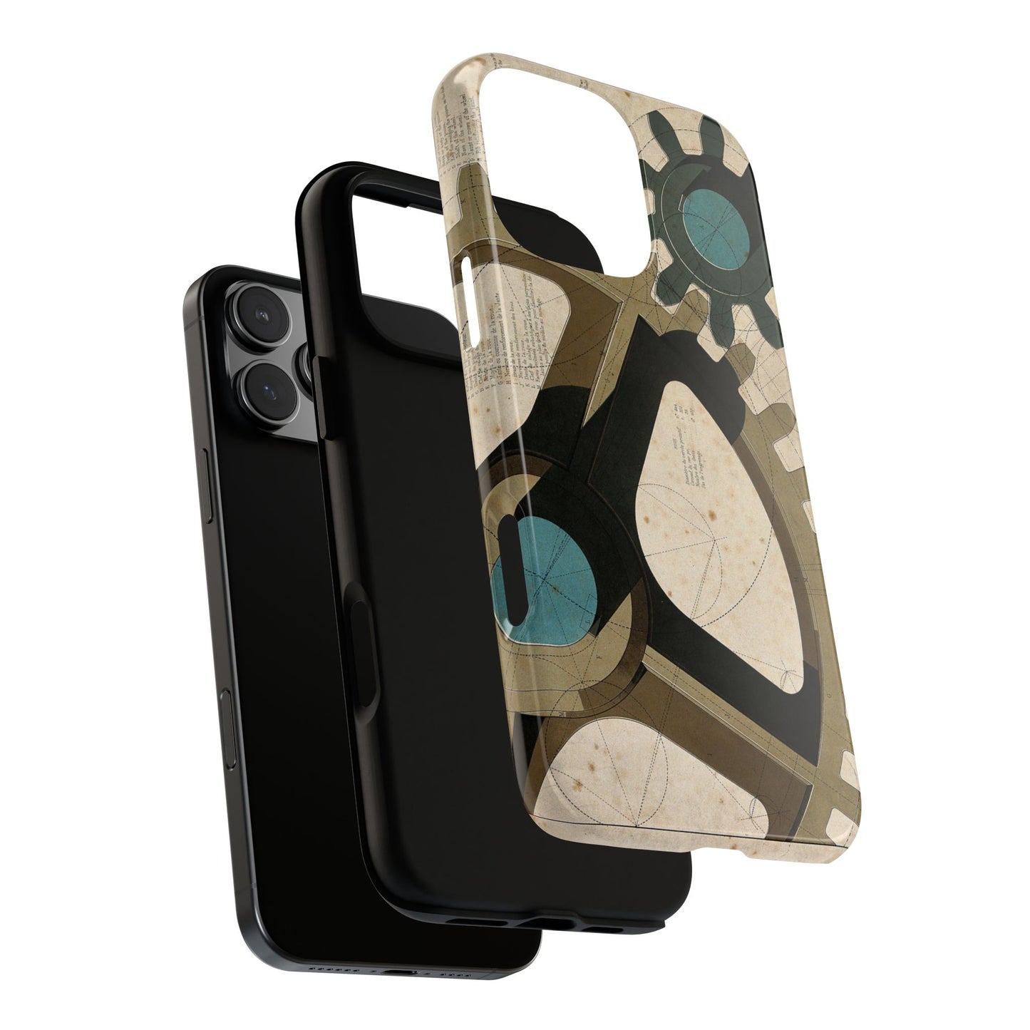 Antique Industrial Cog Wheels iPhone Case