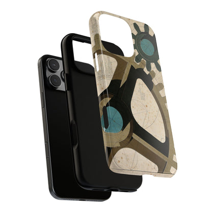 Antique Industrial Cog Wheels iPhone Case