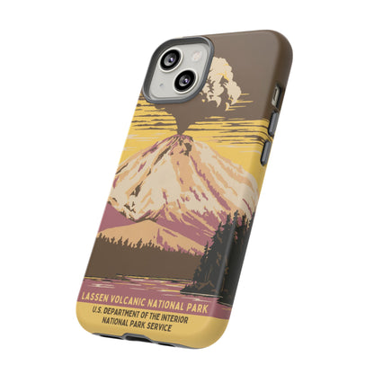 Lassen Volcanic National Park Retro iPhone Case