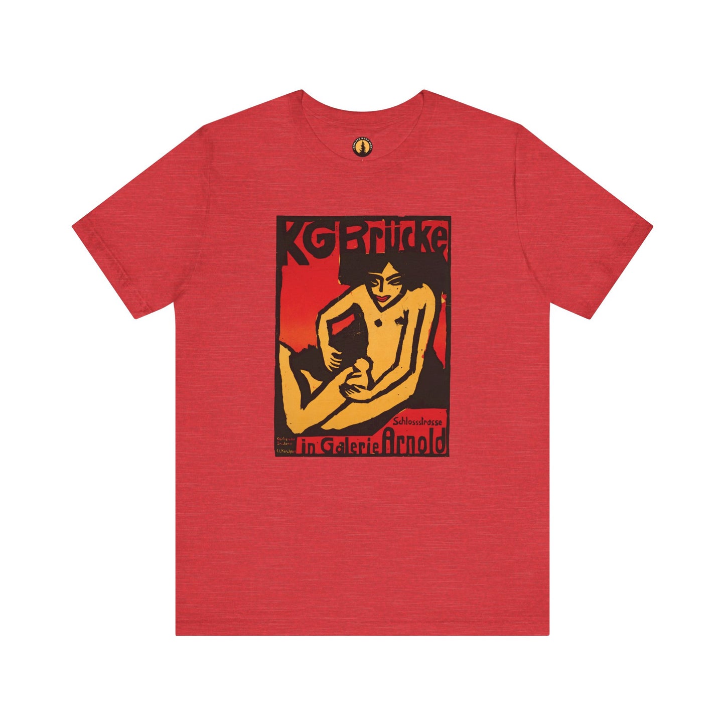 Die Brücke German Expressionism Art Tee | Ernst Ludwig Kirchner