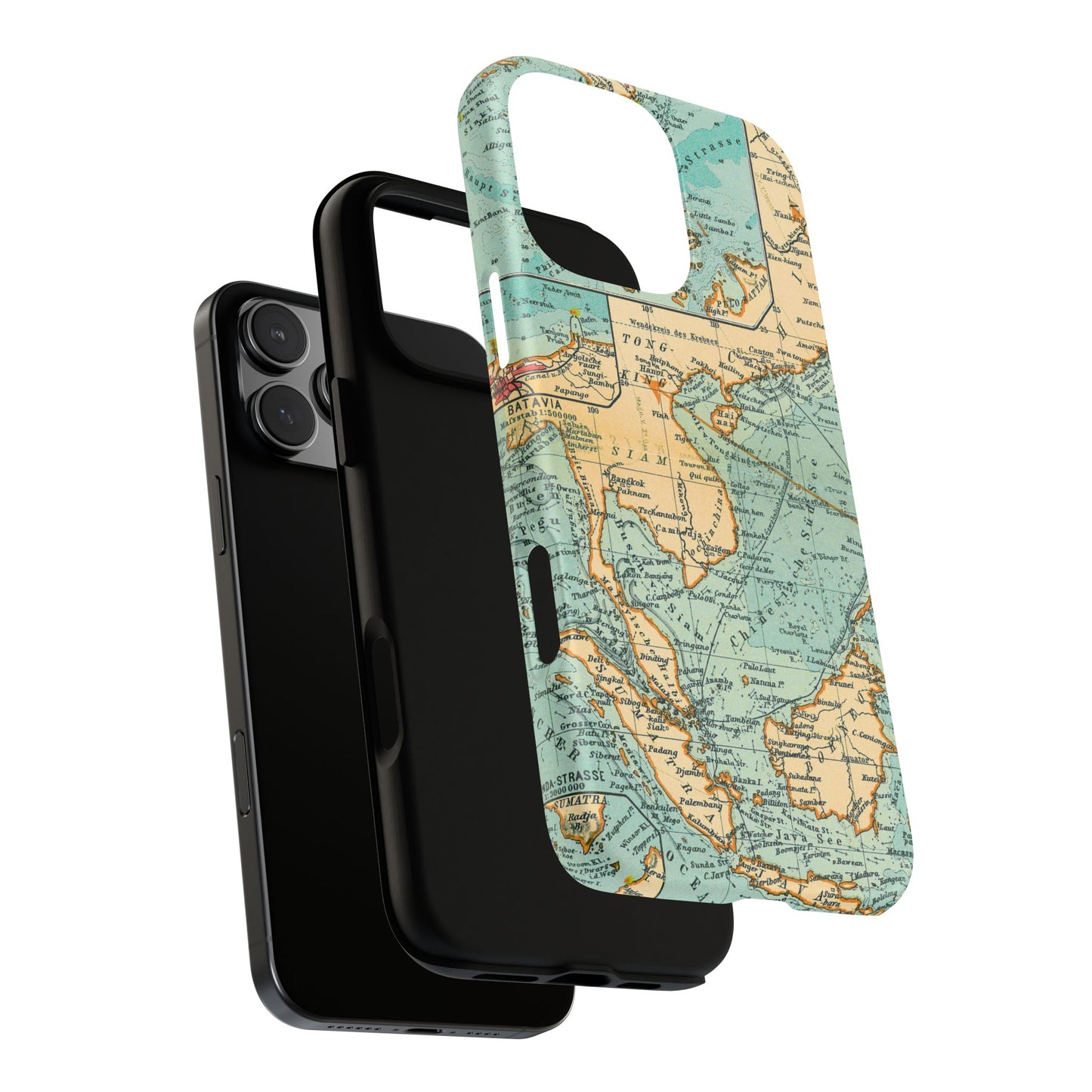 South China Sea Antique Map iPhone Case