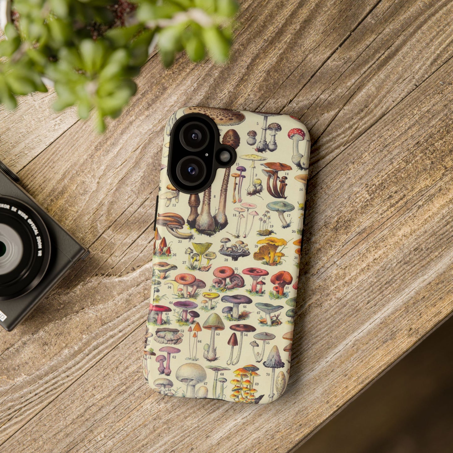 Antique Forager Fungi iPhone Case
