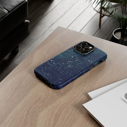 Stargazer Orion iPhone Case | Vintage Constellations Map