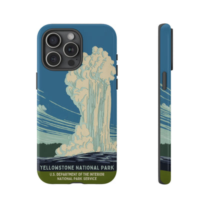 Yellowstone National Park Retro iPhone Case