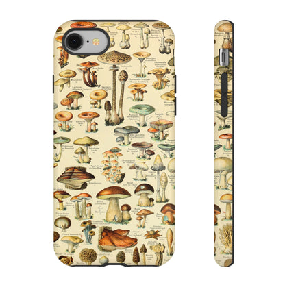 Mushrooms Vintage Field Guide iPhone Case