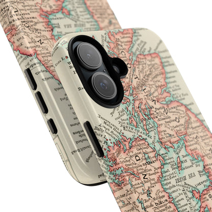 British Isles Vintage Map iPhone Case