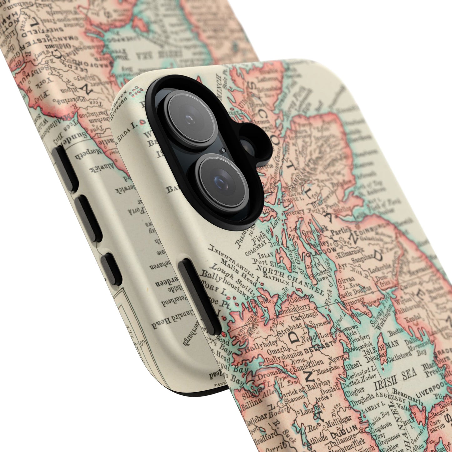 British Isles Vintage Map iPhone Case