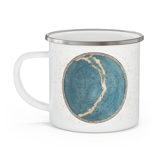 Celestial Star Map Enamel Camping Cup