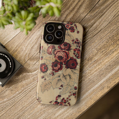 Red Roses Vintage iPhone Case