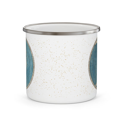 Celestial Star Map Enamel Camping Cup