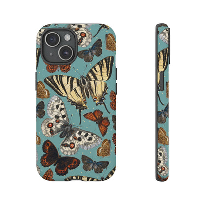 Butterflies Vintage Illustration iPhone Case
