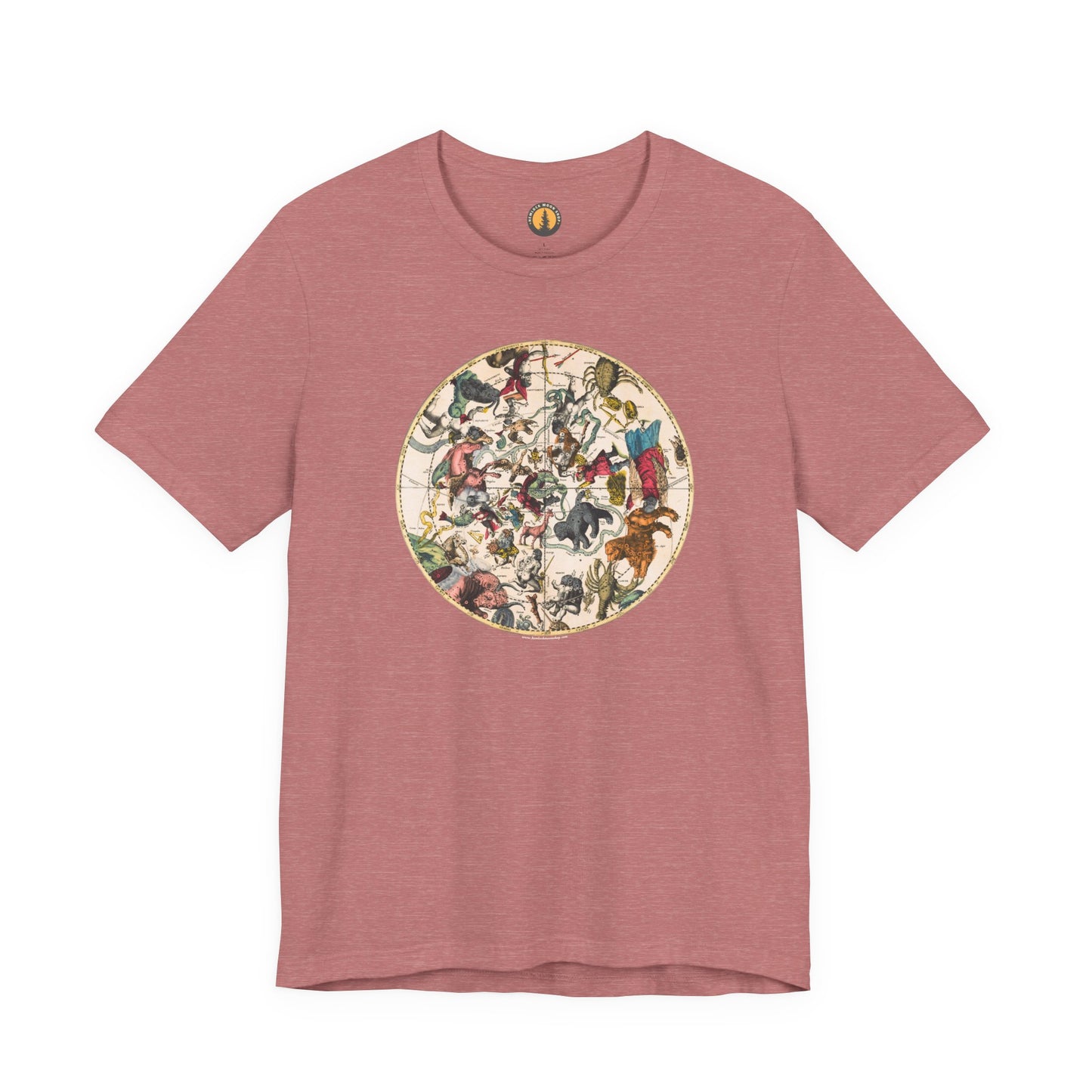 Northern Constellations Antique Map Tee