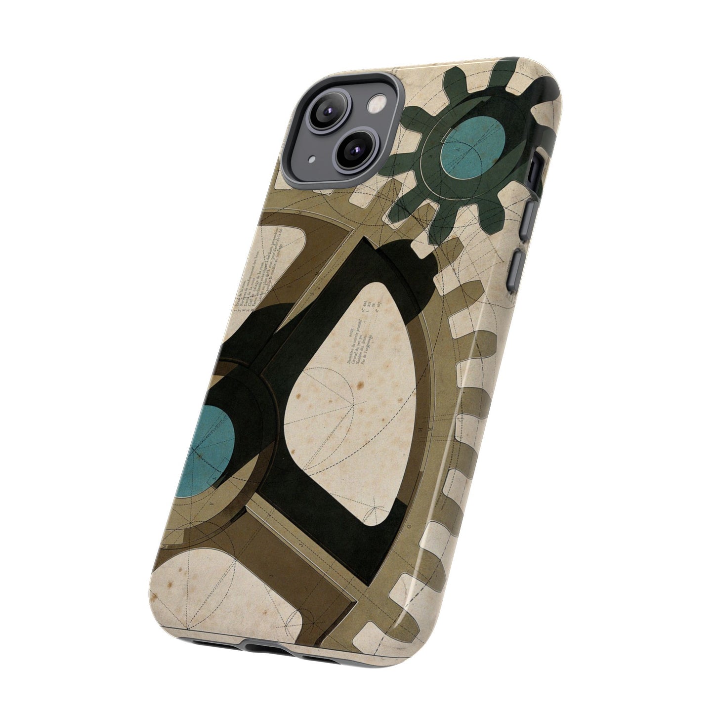 Antique Industrial Cog Wheels iPhone Case