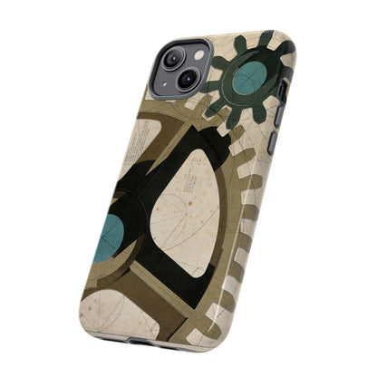 Antique Industrial Cog Wheels iPhone Case