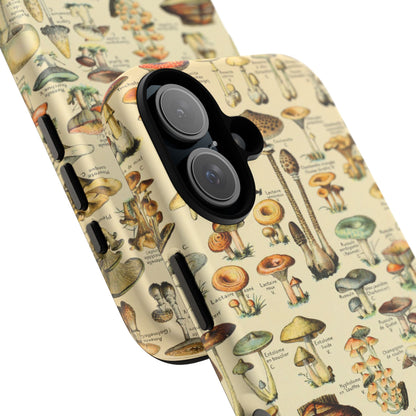 Mushrooms Vintage Field Guide iPhone Case
