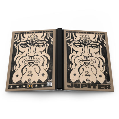 Jupiter Hardcover Journal | Henri van der Stok's Planet Masks No. 005