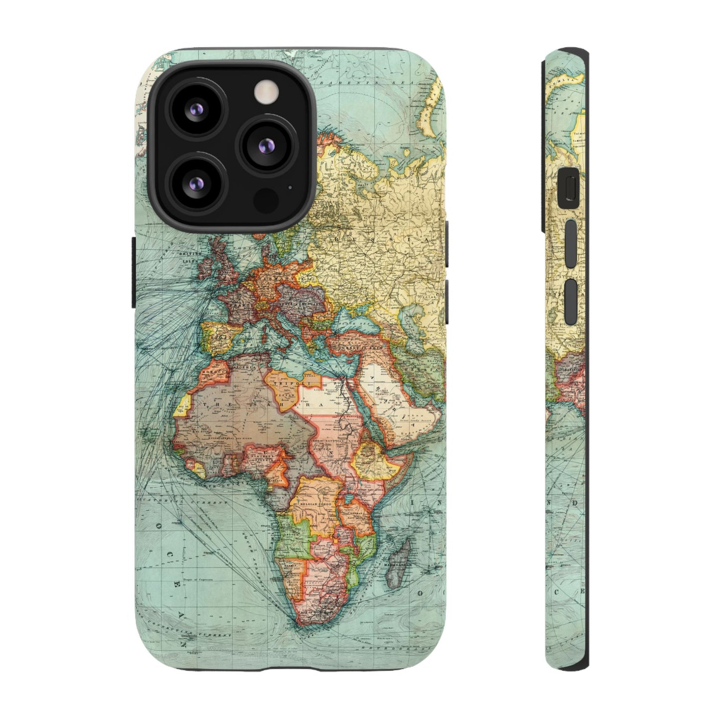 World Map iPhone Case