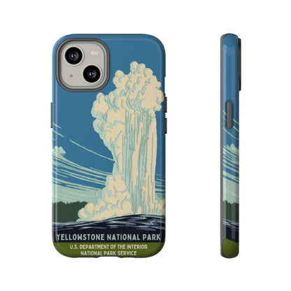 Yellowstone National Park Retro iPhone Case