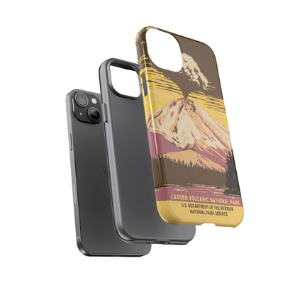 Lassen Volcanic National Park Retro iPhone Case
