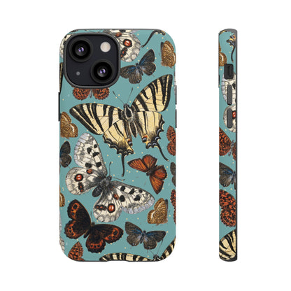 Butterflies Vintage Illustration iPhone Case