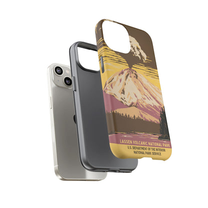 Lassen Volcanic National Park Retro iPhone Case