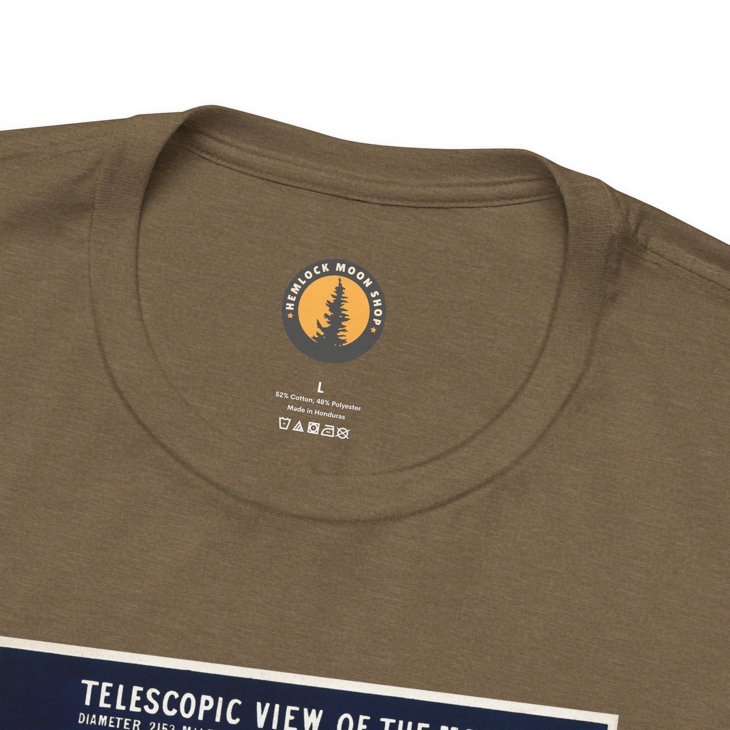 Vintage Telescopic View of the Moon Tee